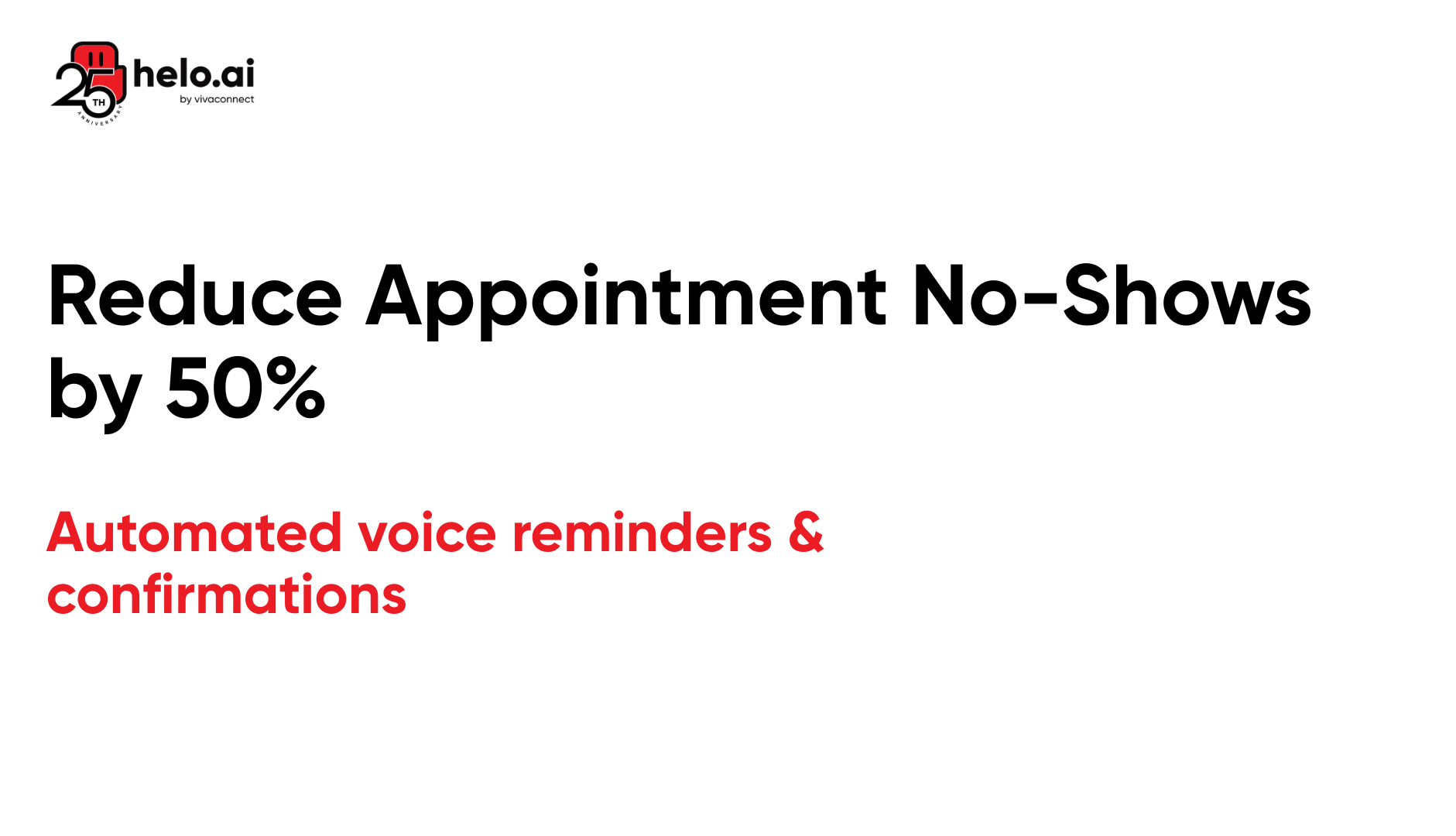 Reduce Appointment No-Shows by 50%